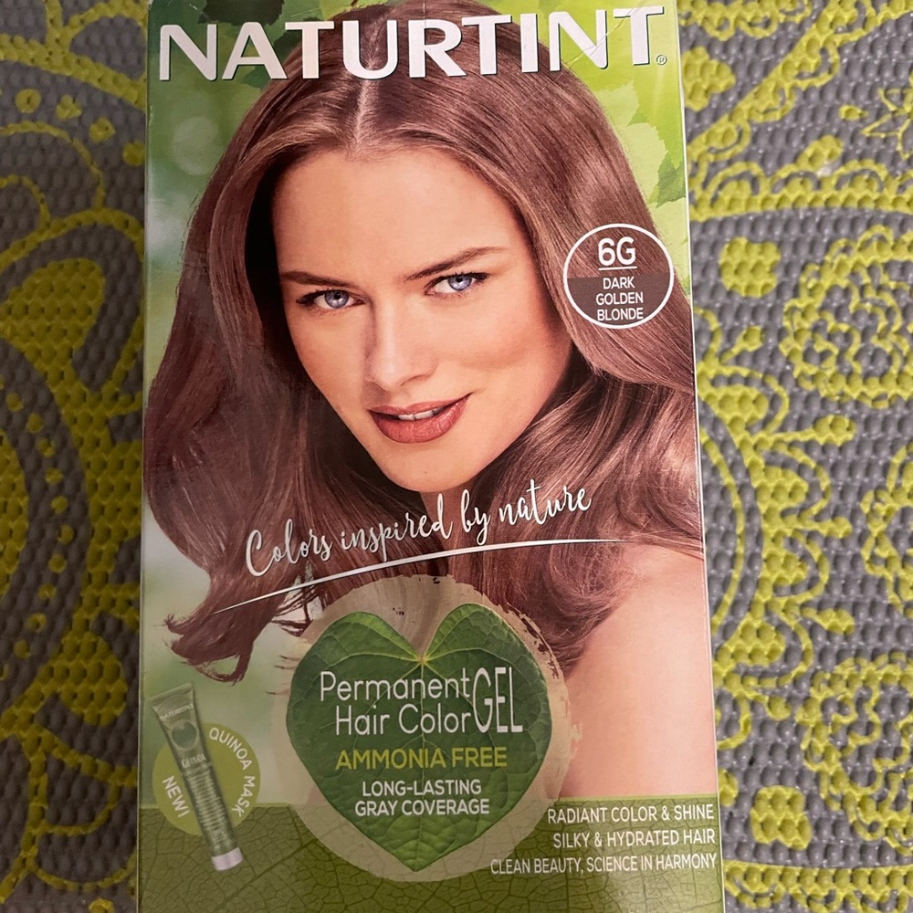 6G golden blonde permanent hair color